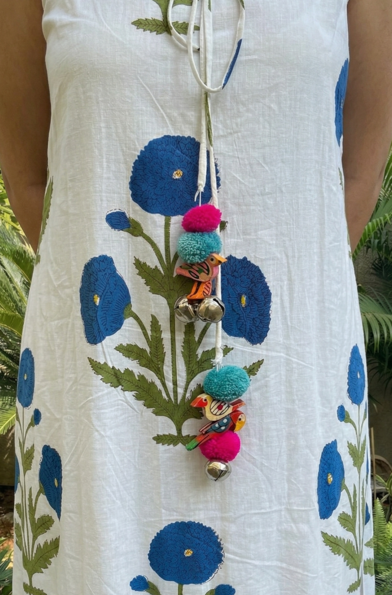 Indigo Bloom Dress