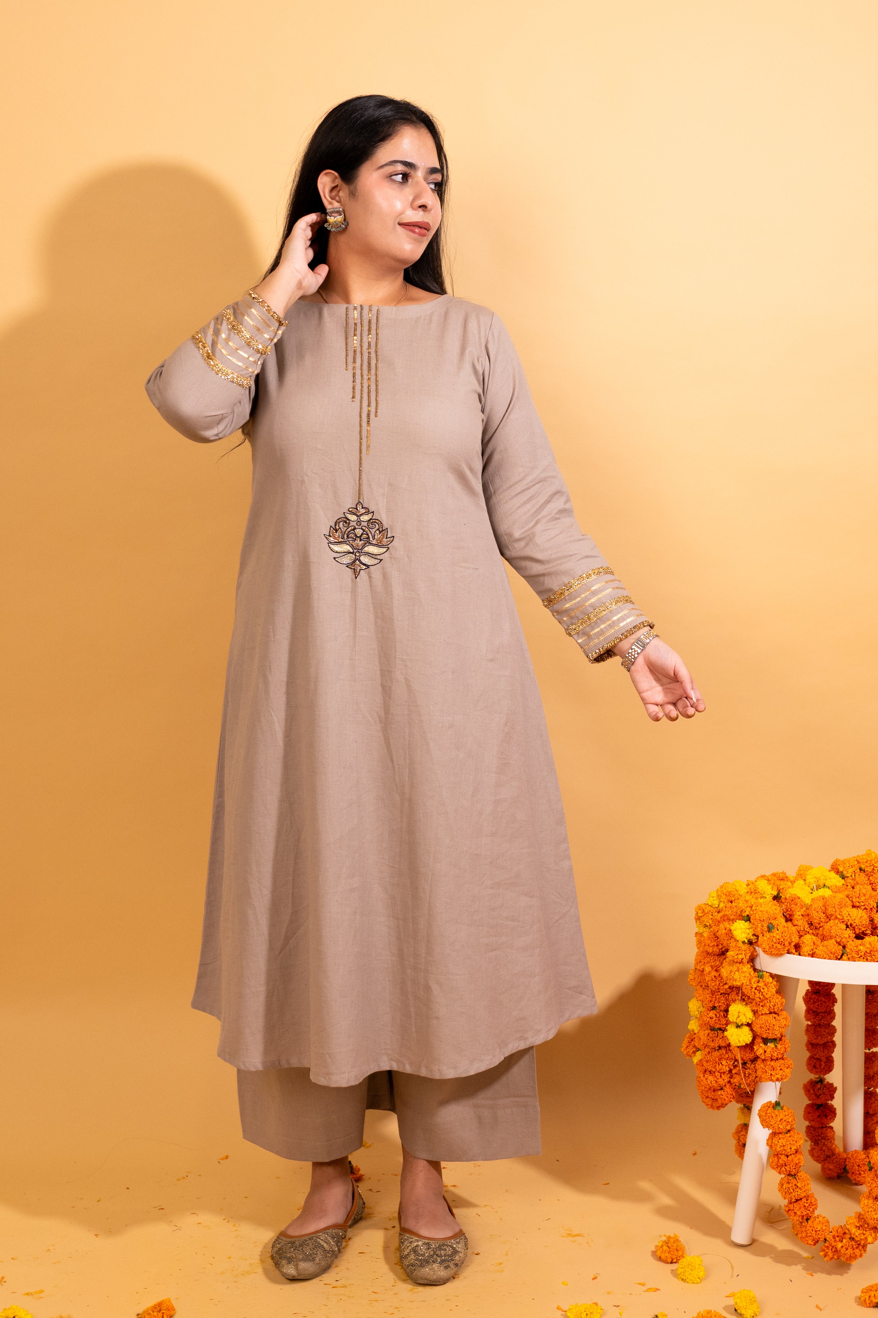 Tana-bana Kurta Set
