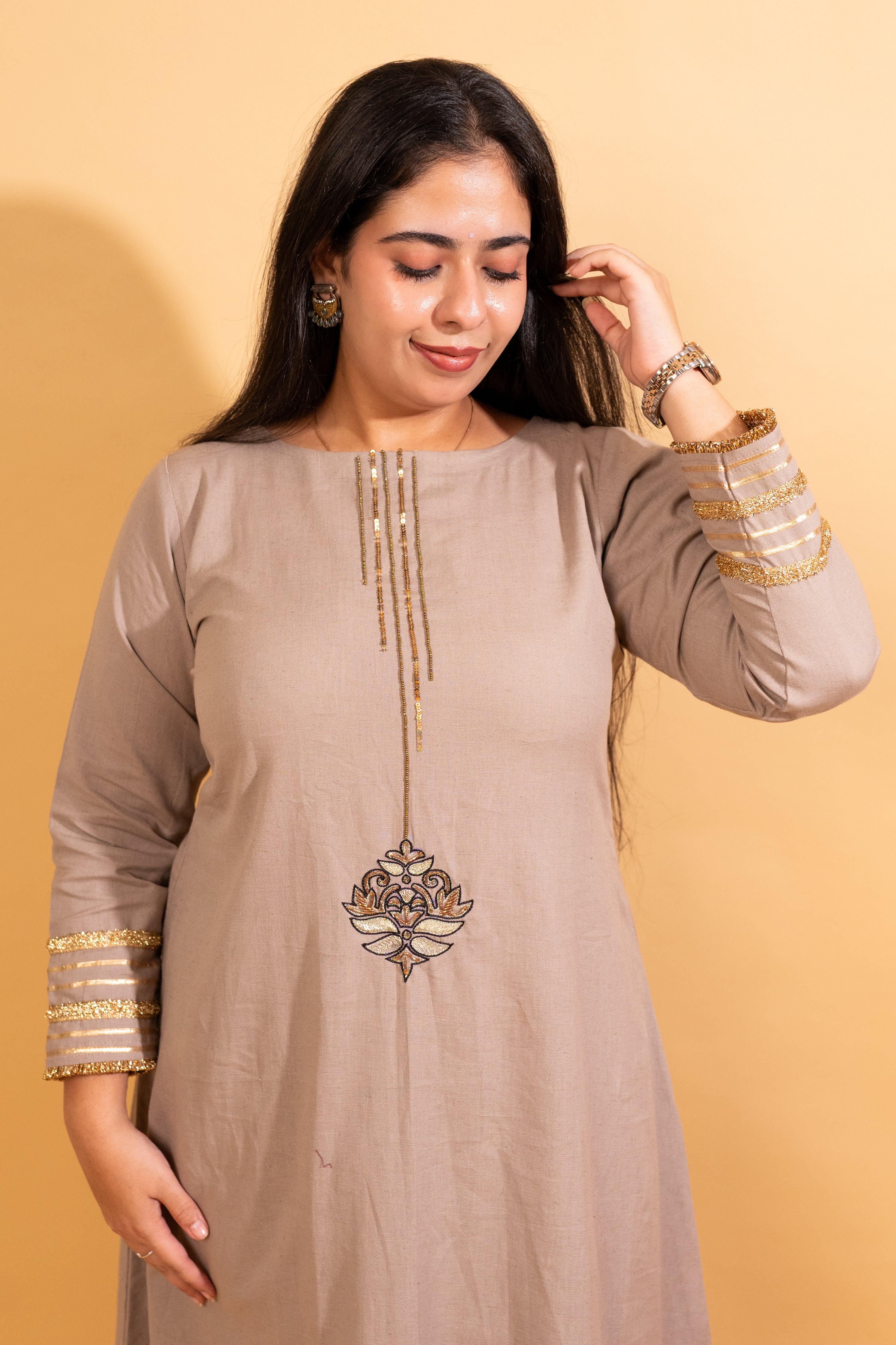 Tana-bana Kurta Set