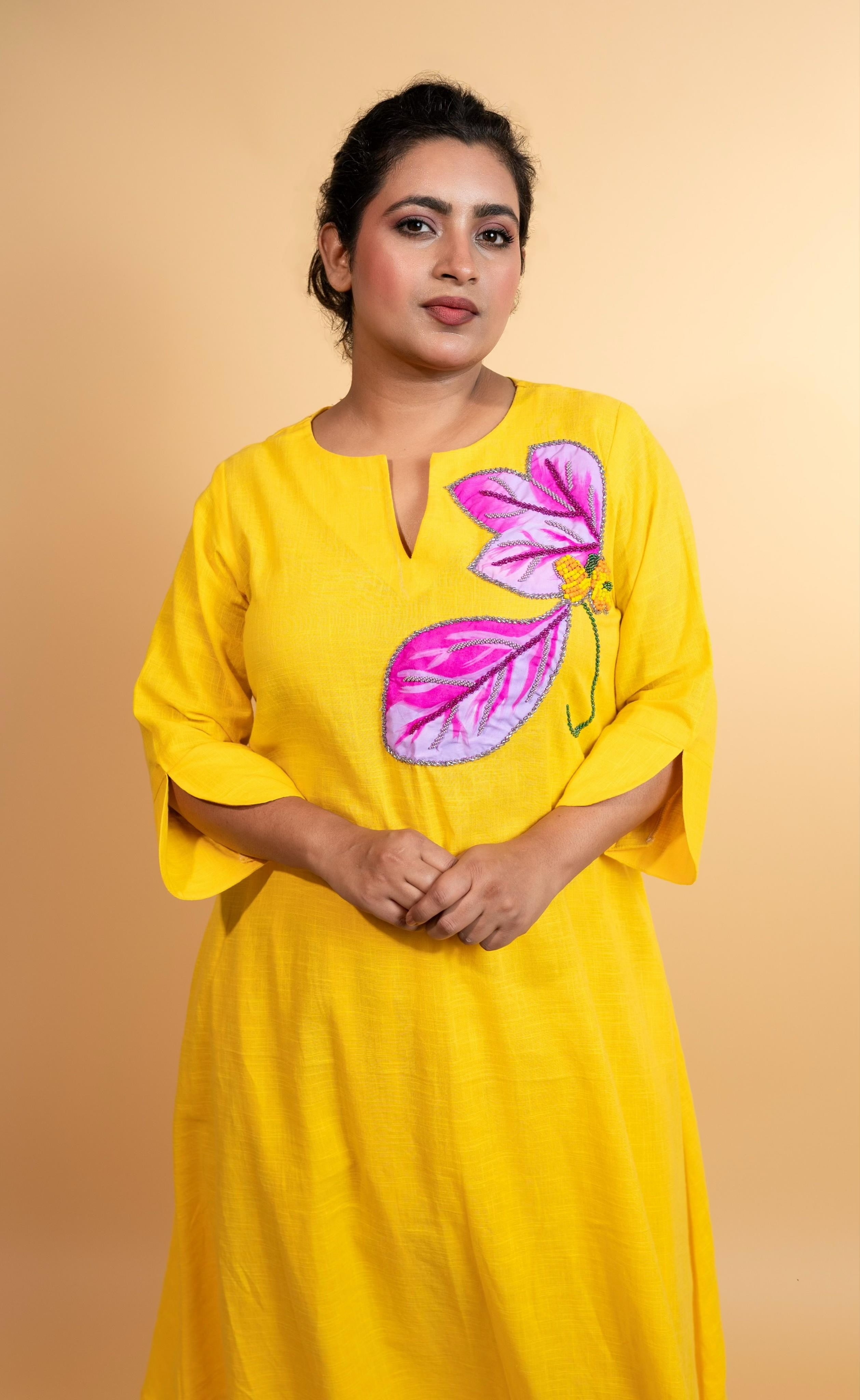 Sunshine hand embroidered co ord set