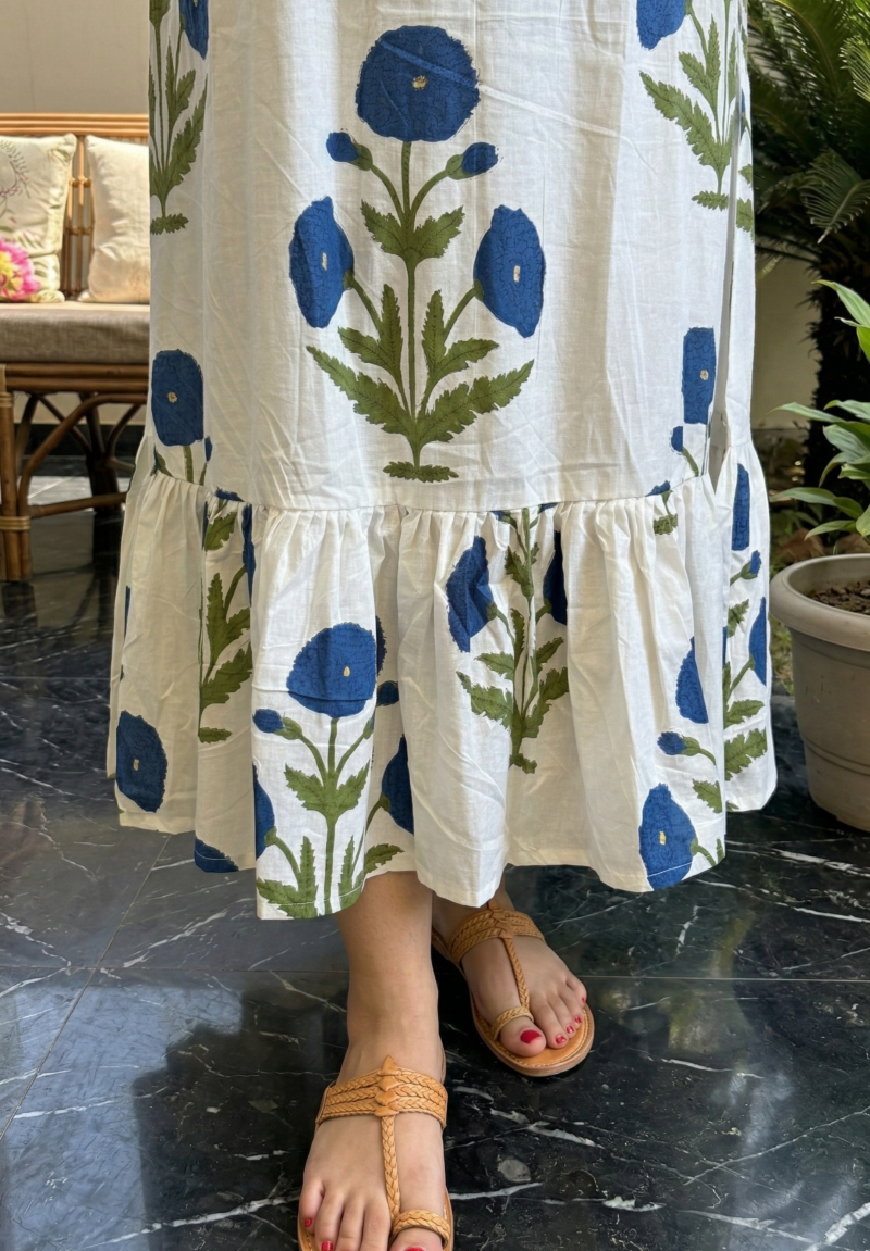 Indigo Bloom Dress