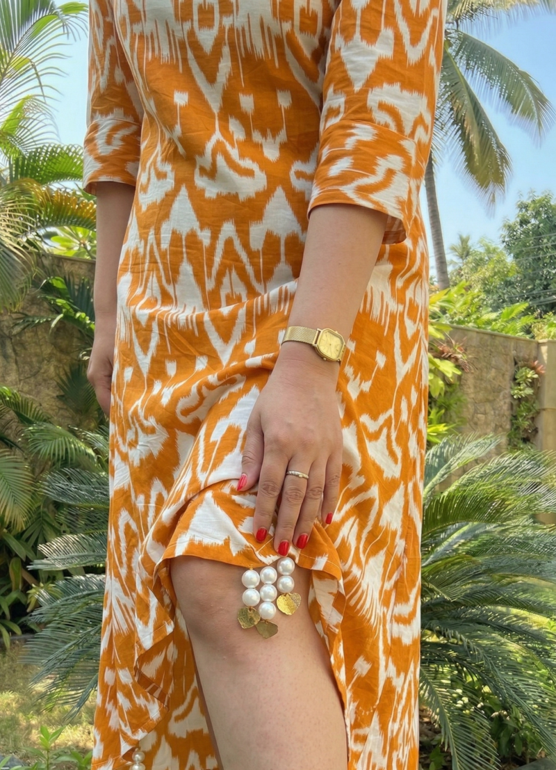 Sunset Weave Dress