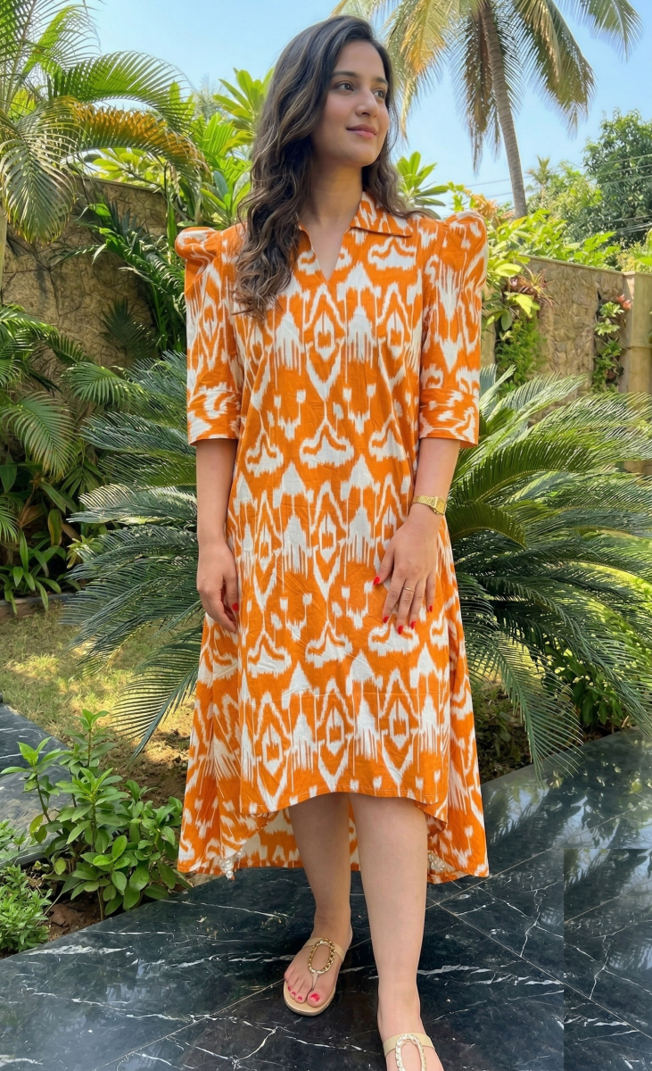 Sunset Weave Dress