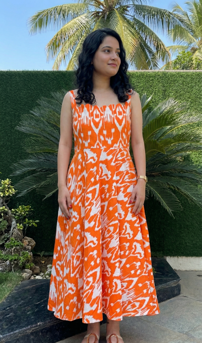 Ikat Story Dress