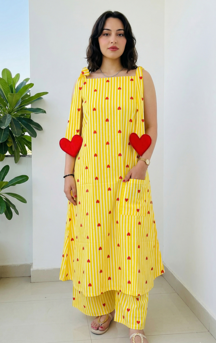 Sweetheart Stripes Co-Ord Set