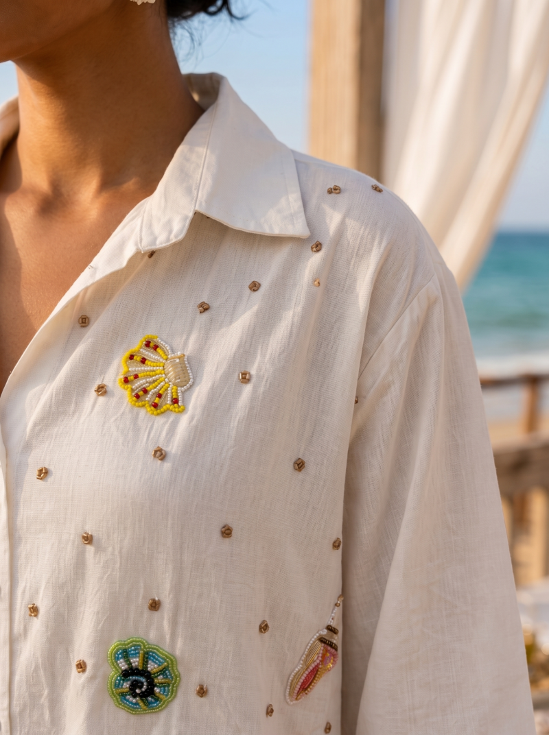 Coastal Breeze Handcrafted Shirt