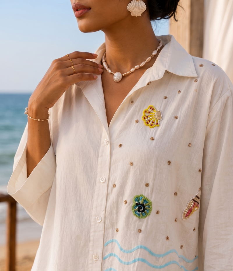 Coastal Breeze Handcrafted Shirt