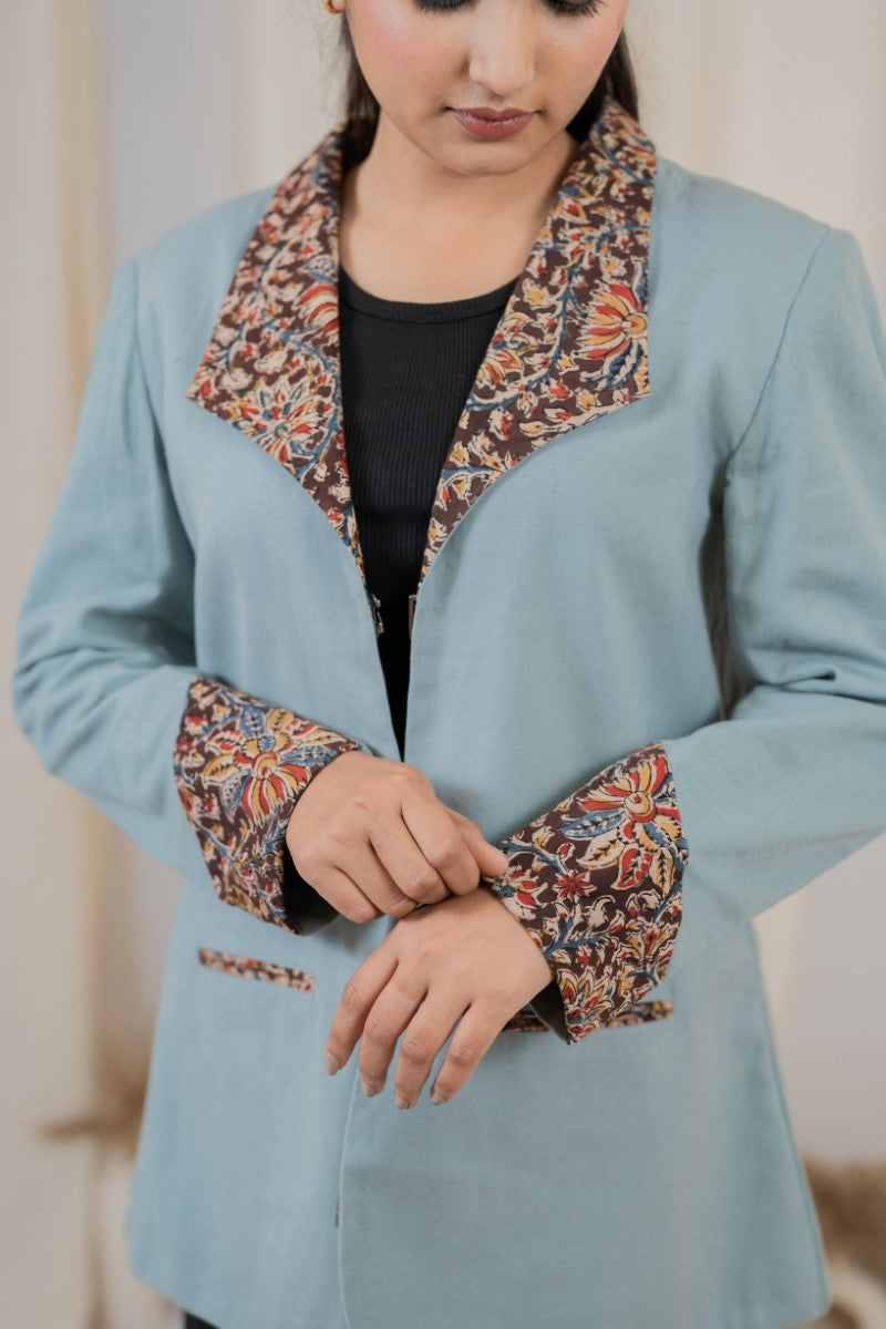 Patch work blazer