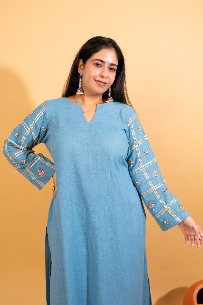 Blue Blossom Co-ord Set