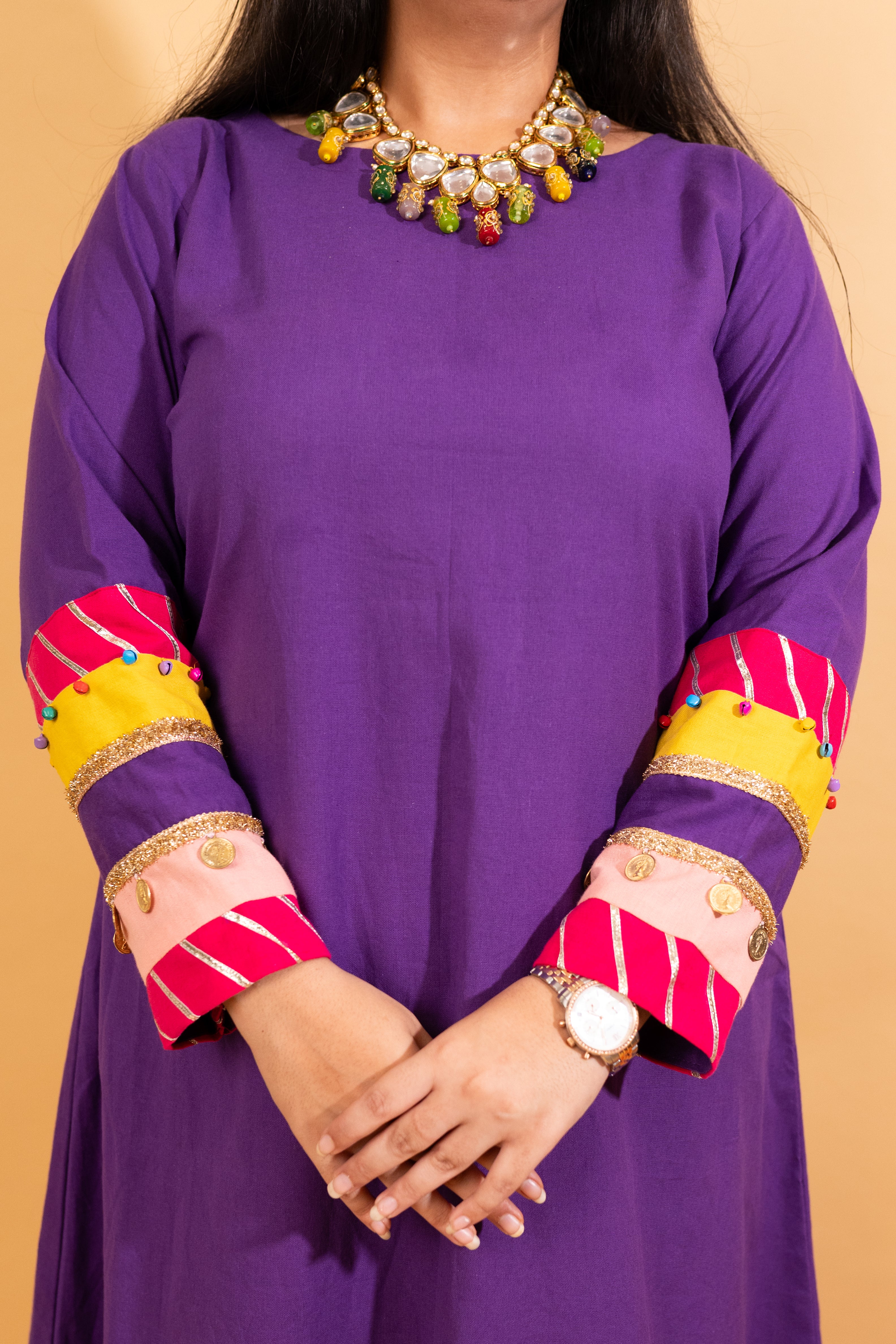 Sunahri Kurta Set