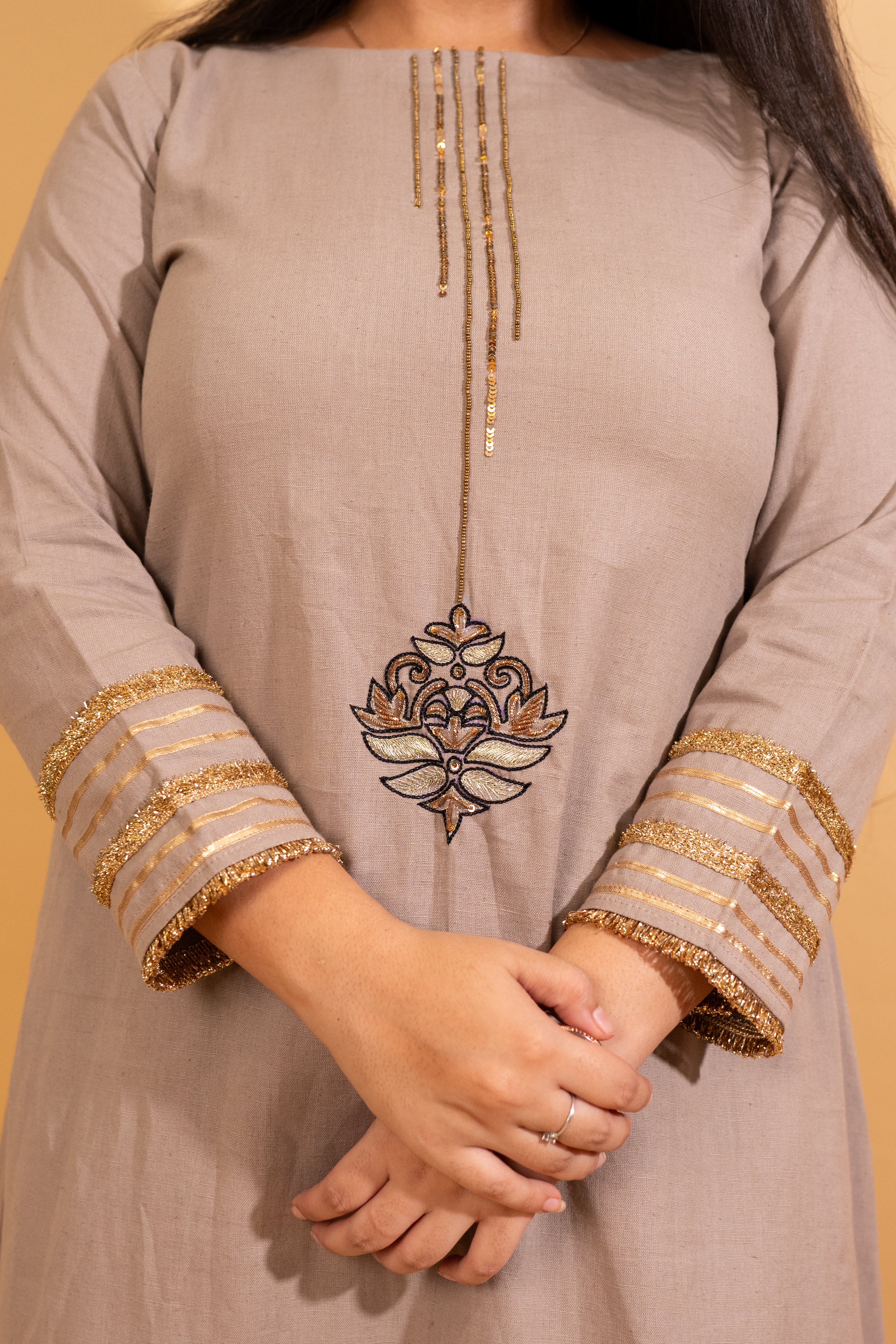 Tana-bana Kurta Set