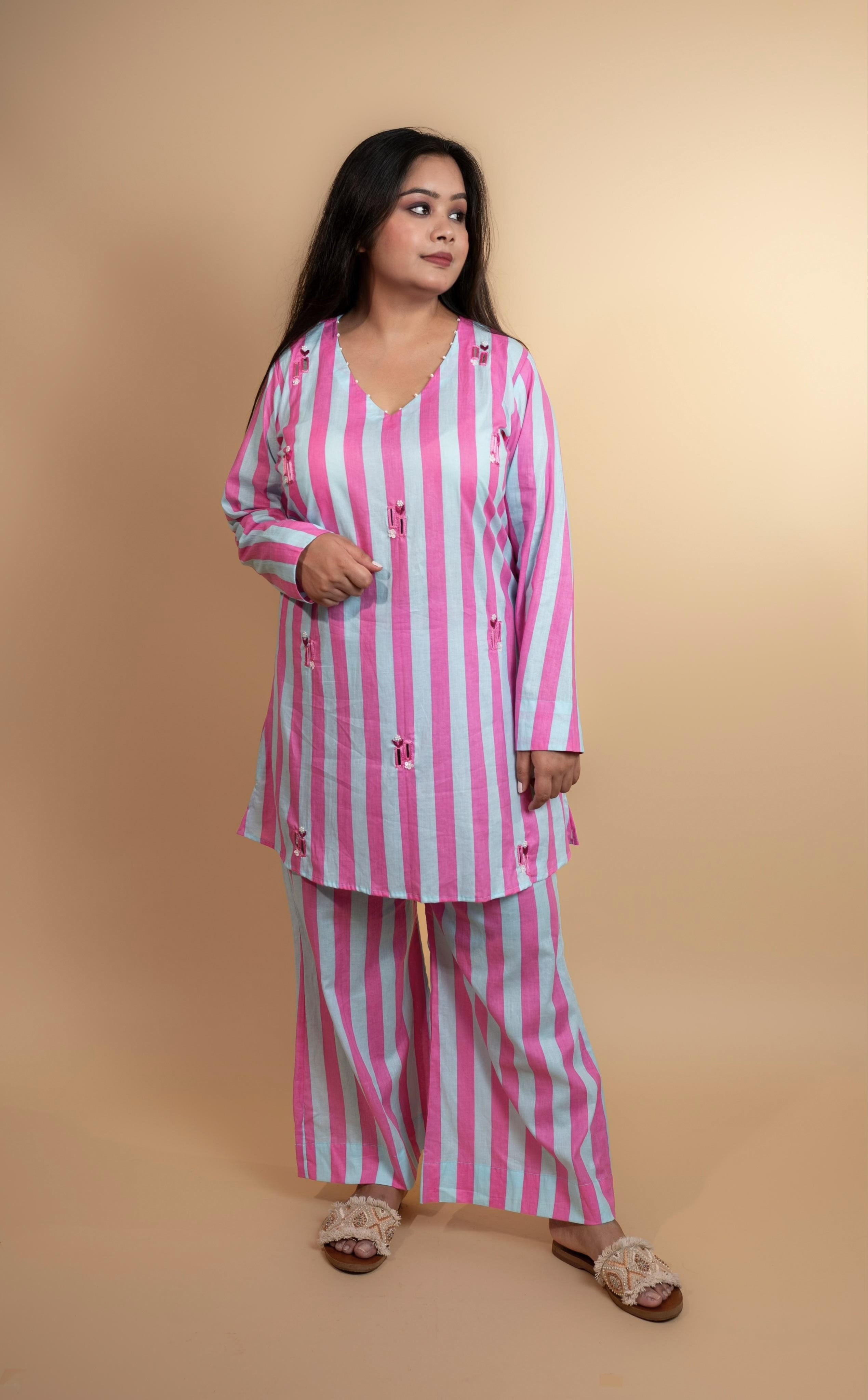 Candy Stripe Mirror Co-ord Set