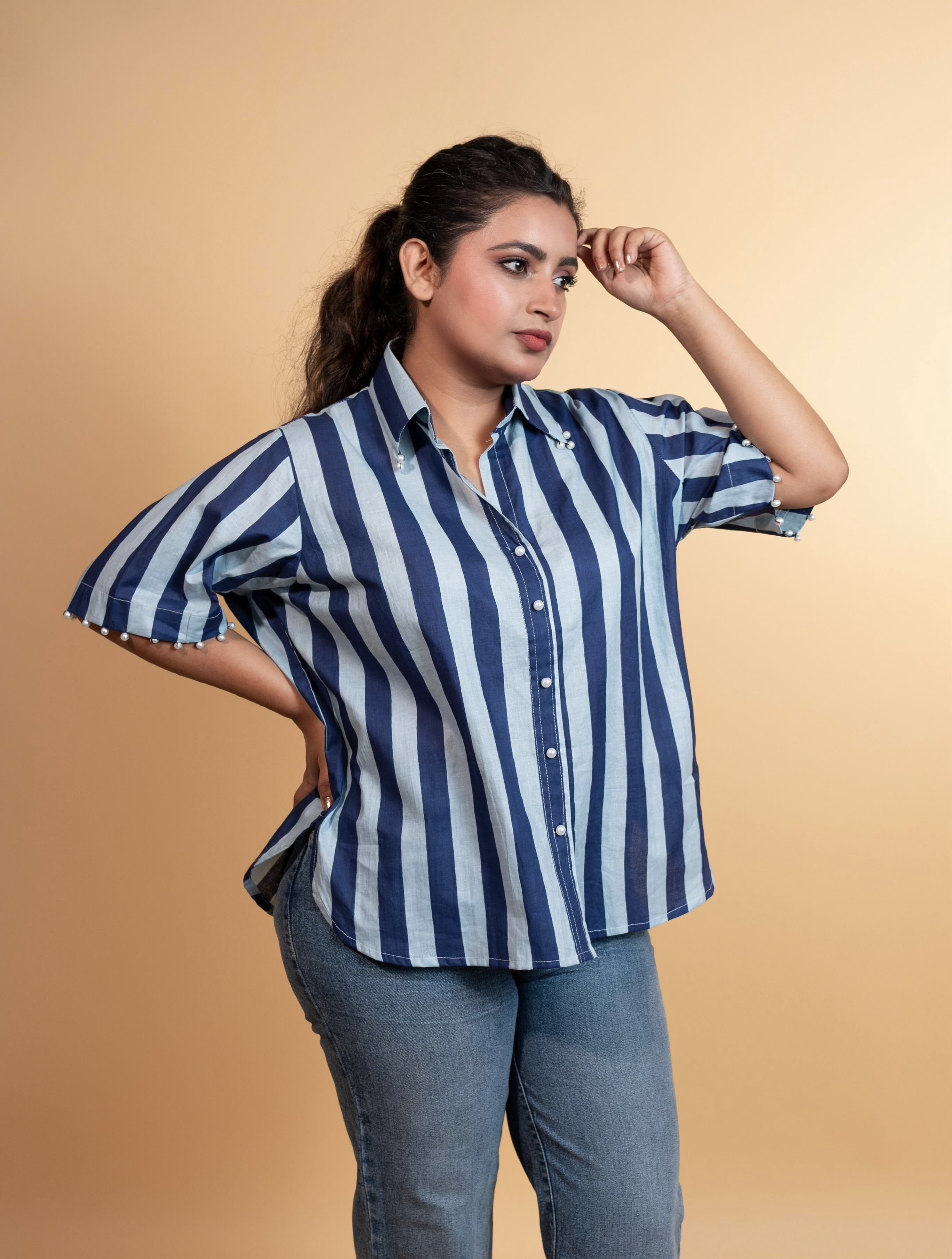 Sapphire stripes shirt