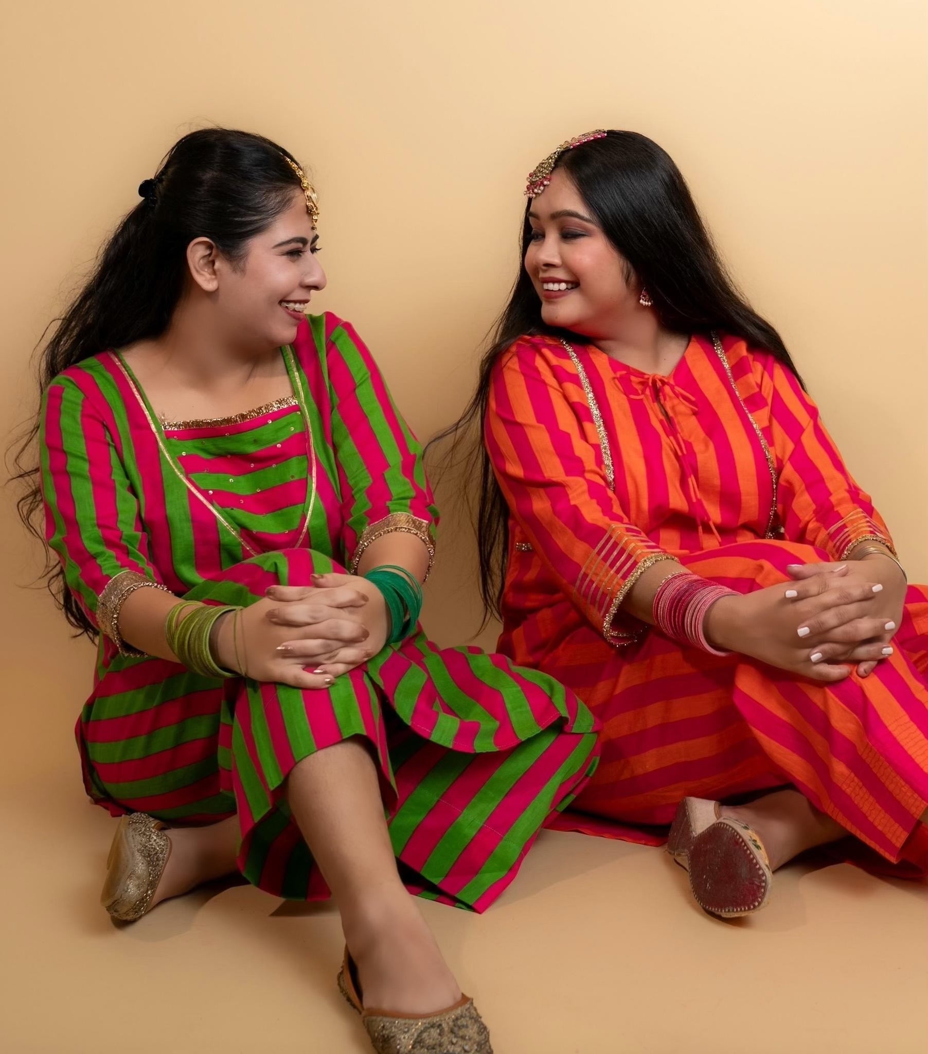 leher kurta set