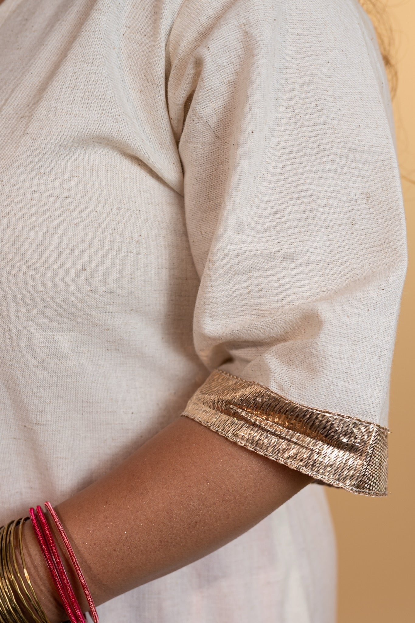 Golden Grace Kurta Set